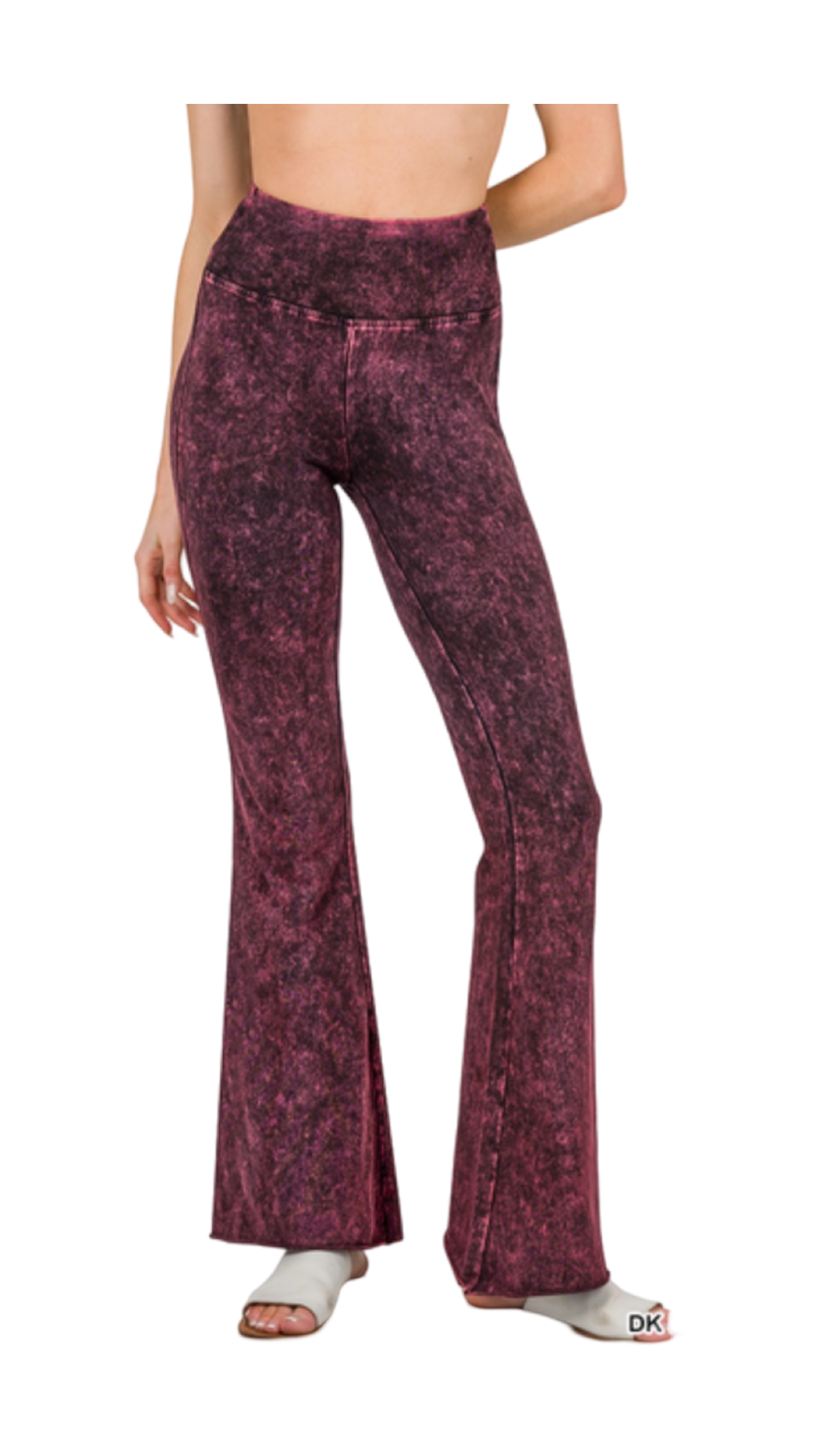 Mineral Washed High Waist Pants