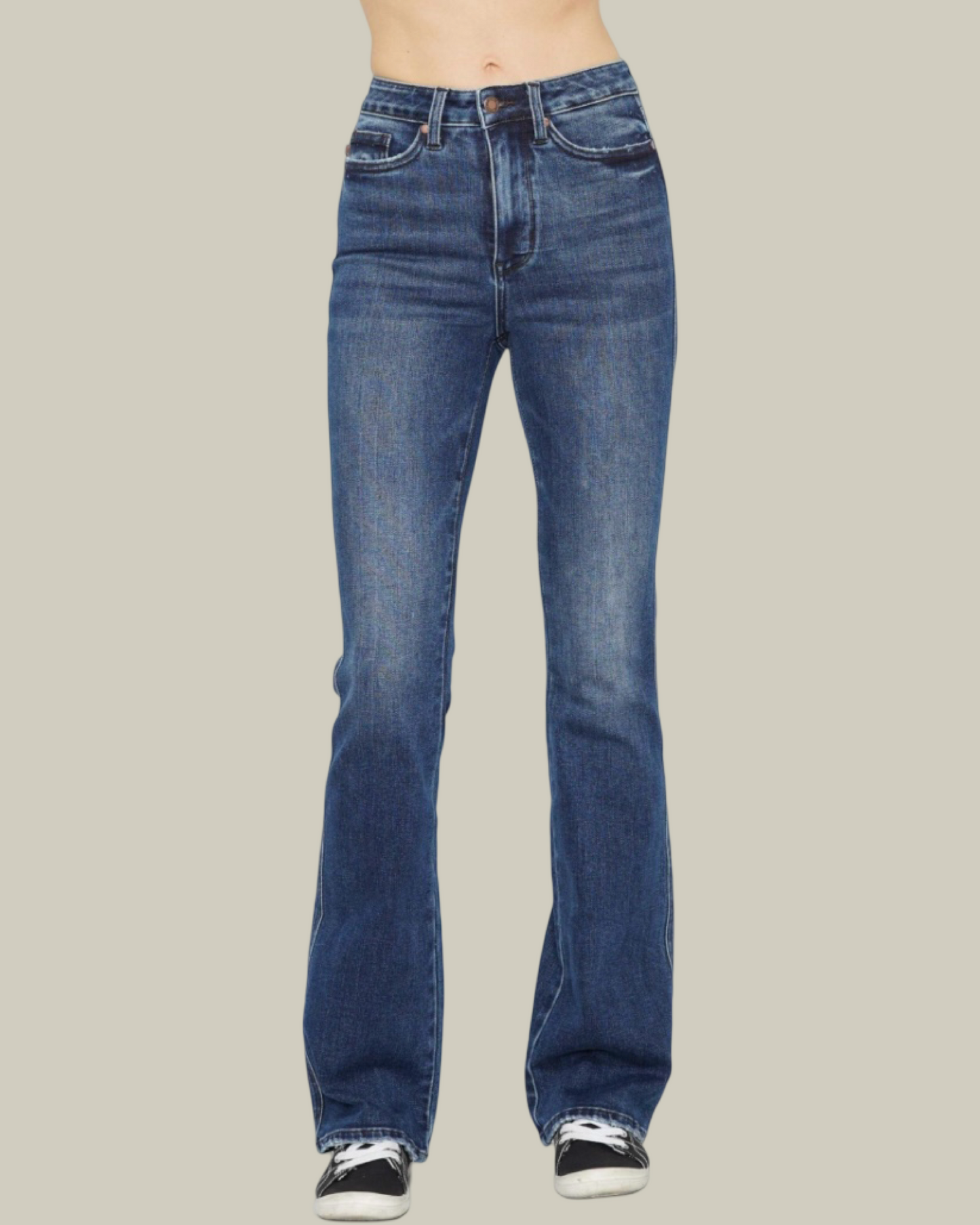 High Waist Tummy Control Bootcut Judy Blue Jeans